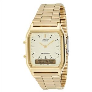 Casio Gold Metal Quartz Dress Watch